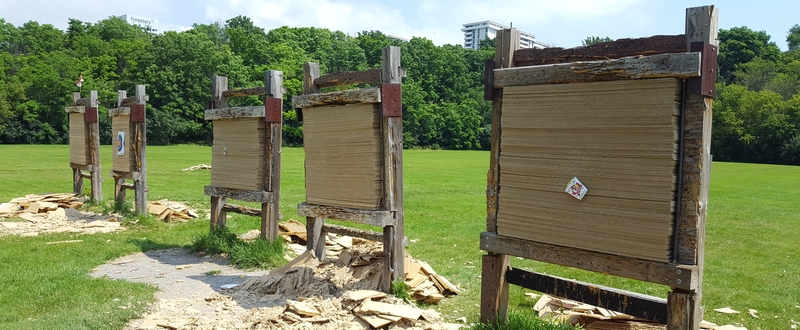 Toronto Archery Range 20 Yard Targets, July 11th 2017